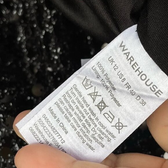 Warehouse London Sequin evening dress size 8 - Picture 12 of 14